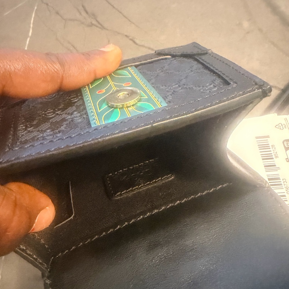 Chic Black and Green Mini Bag - Picture 7 of 9